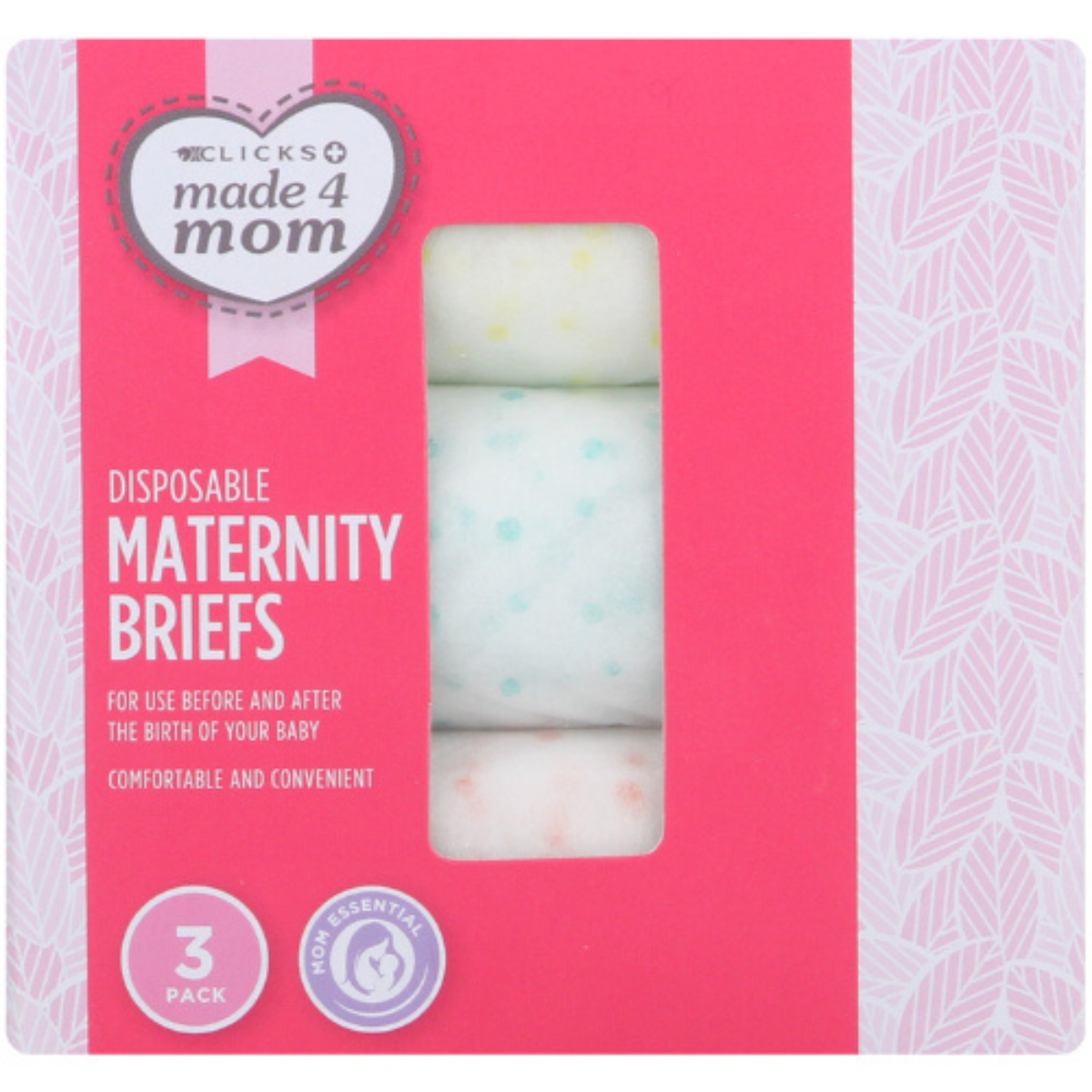 Made 4 Mom Disposable Maternity Briefs 3 Pack