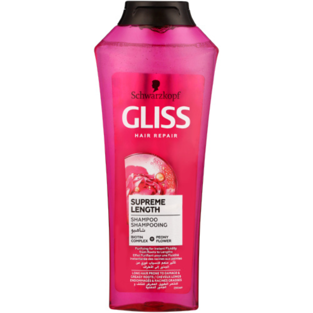 Schwarzkopf Gliss Hair Repair Supreme Length Shampoo 400ml