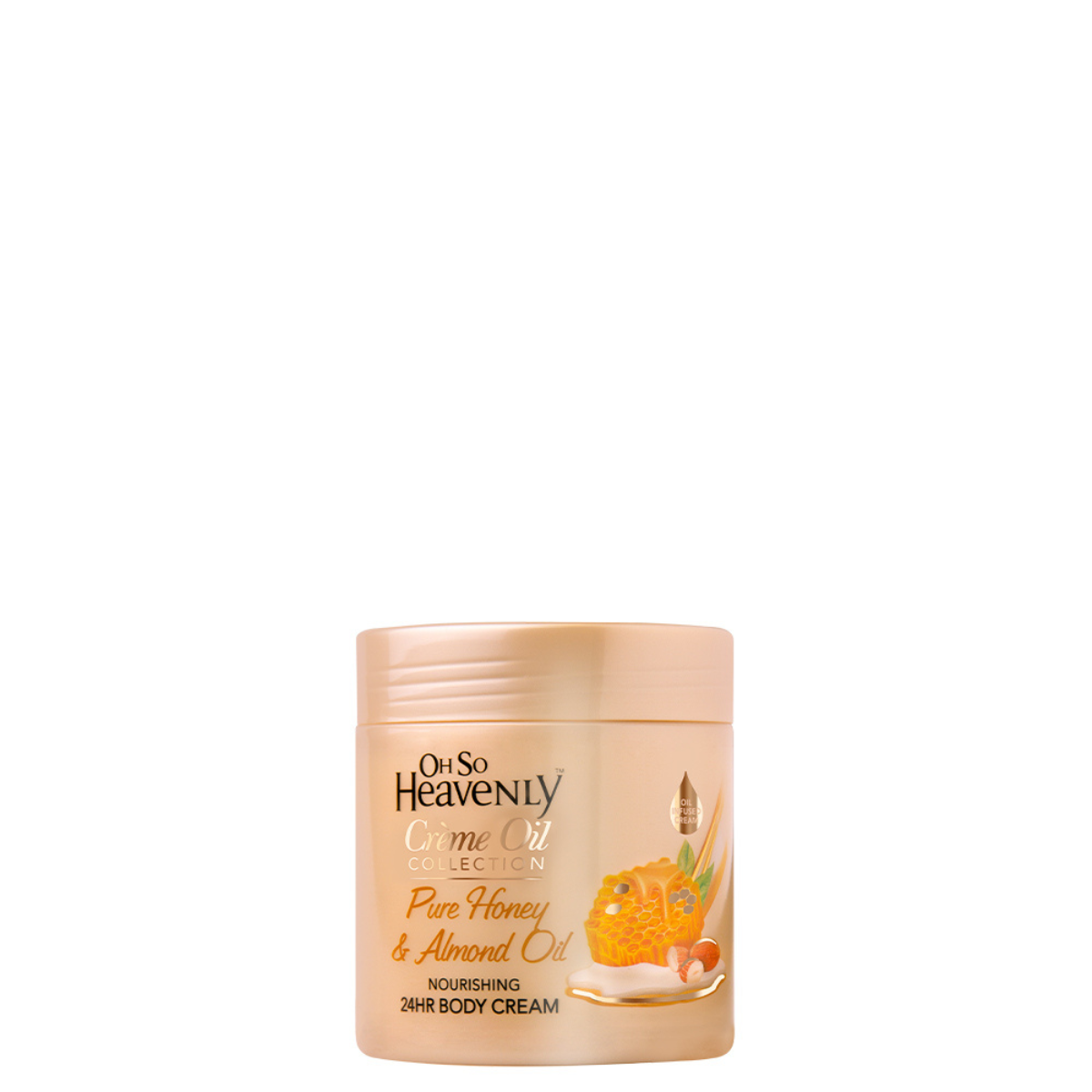 Oh So Heavenly Creme Oil Collection Body Cream Honey and Almond Oil 470ml