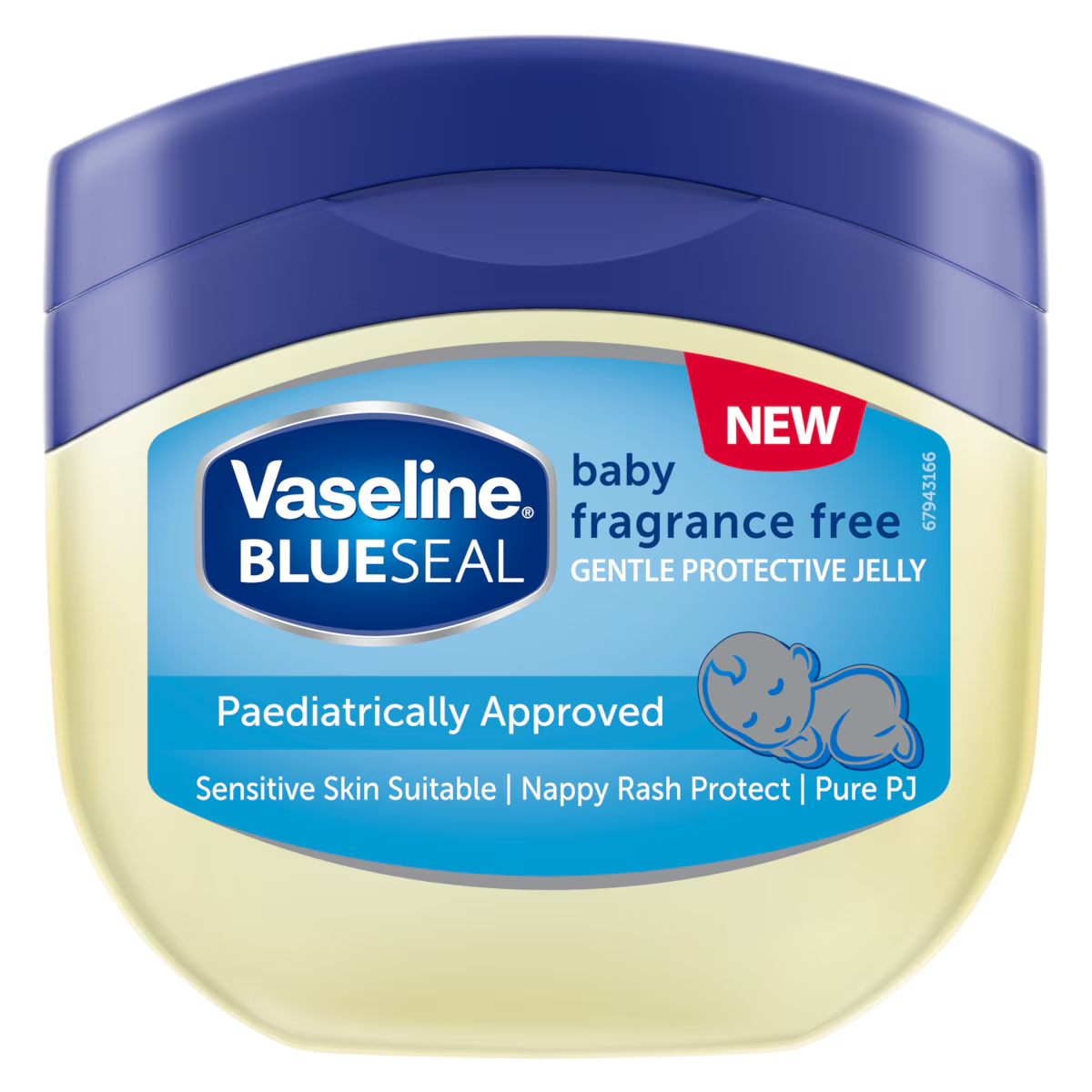 Vaseline Blue Seal Baby Petroleum Jelly Fragrance-Free 450ml