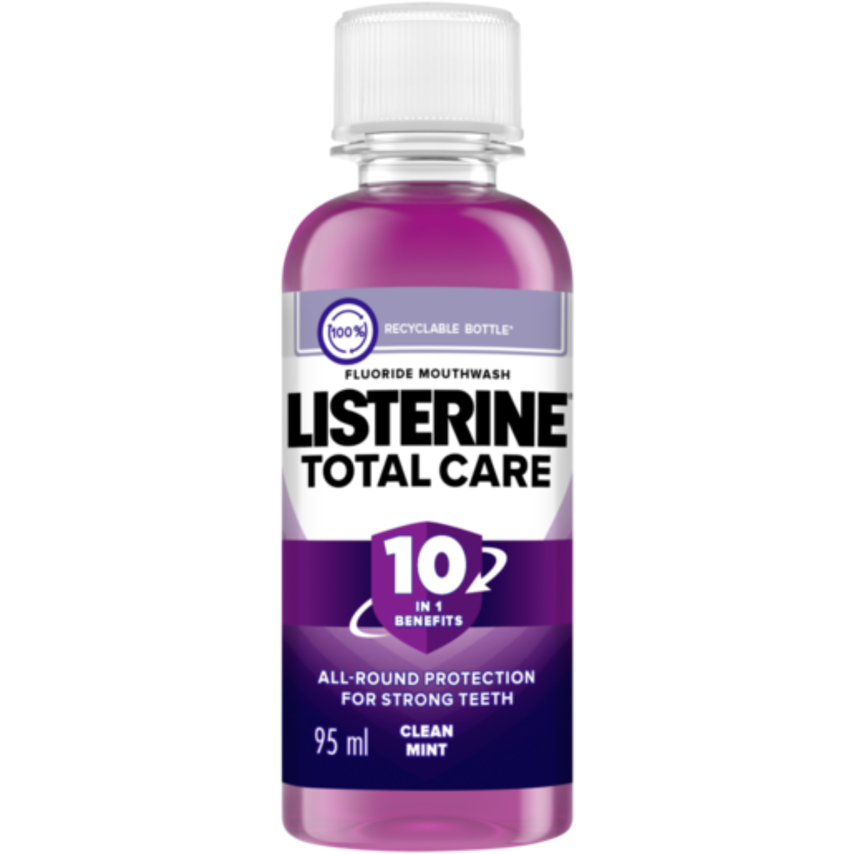 Listerine Total Care Fluoride Mouthwash Mild 95ml