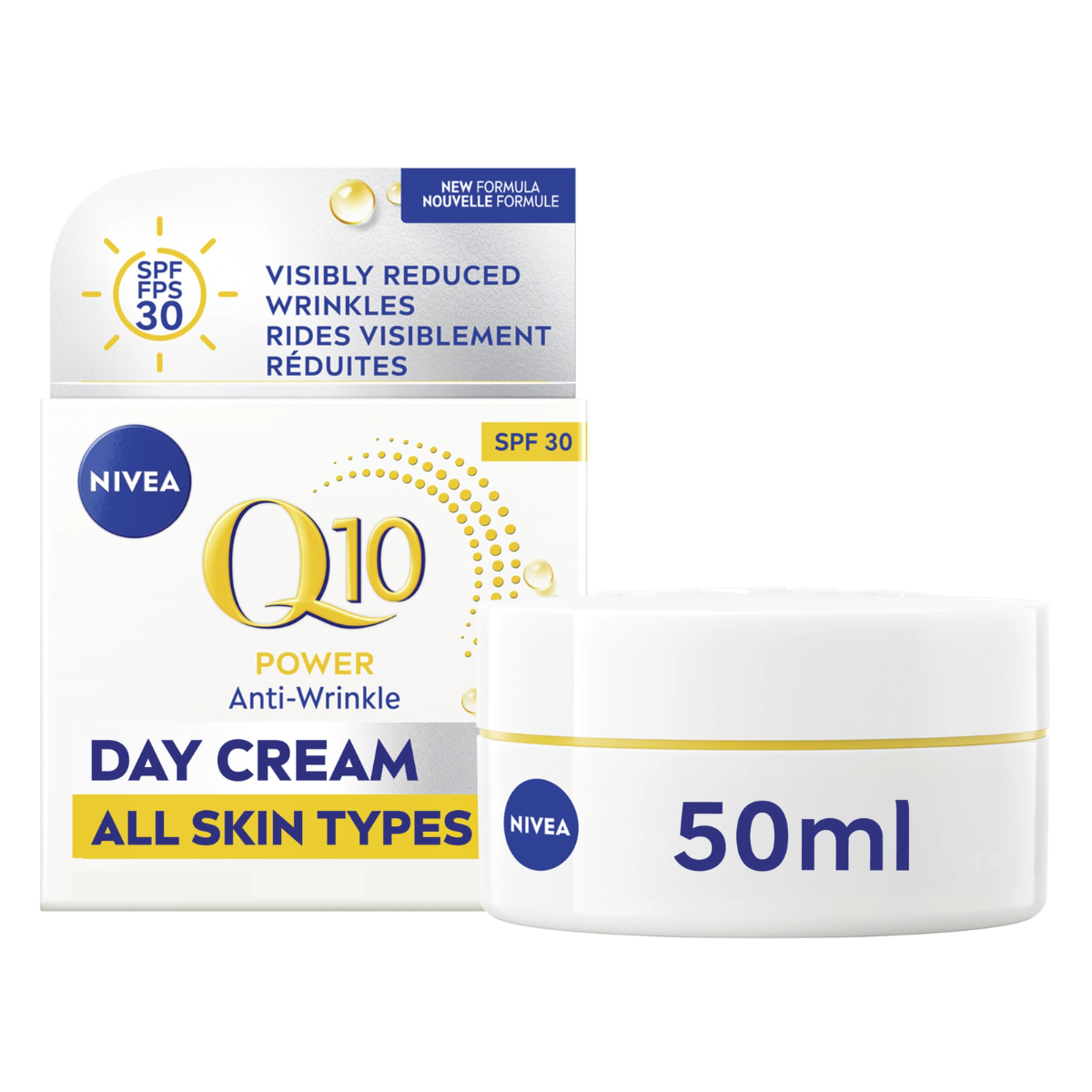 Nivea Q10 Plus Anti-Wrinkle Day Cream 50ml