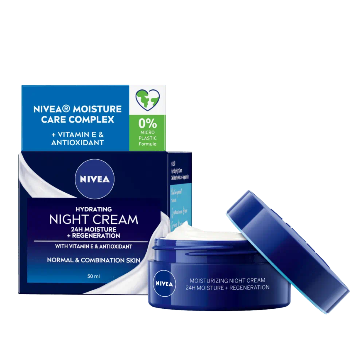 Nivea Daily Essentials Regenerating Night Cream Normal & Combination Skin 50ml