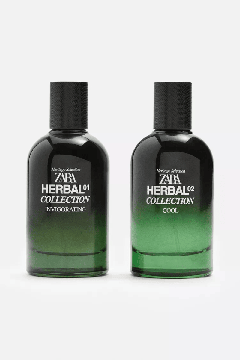 Zara For Him Herbal Collection 01 + 02 2*100ml EDP Twinset