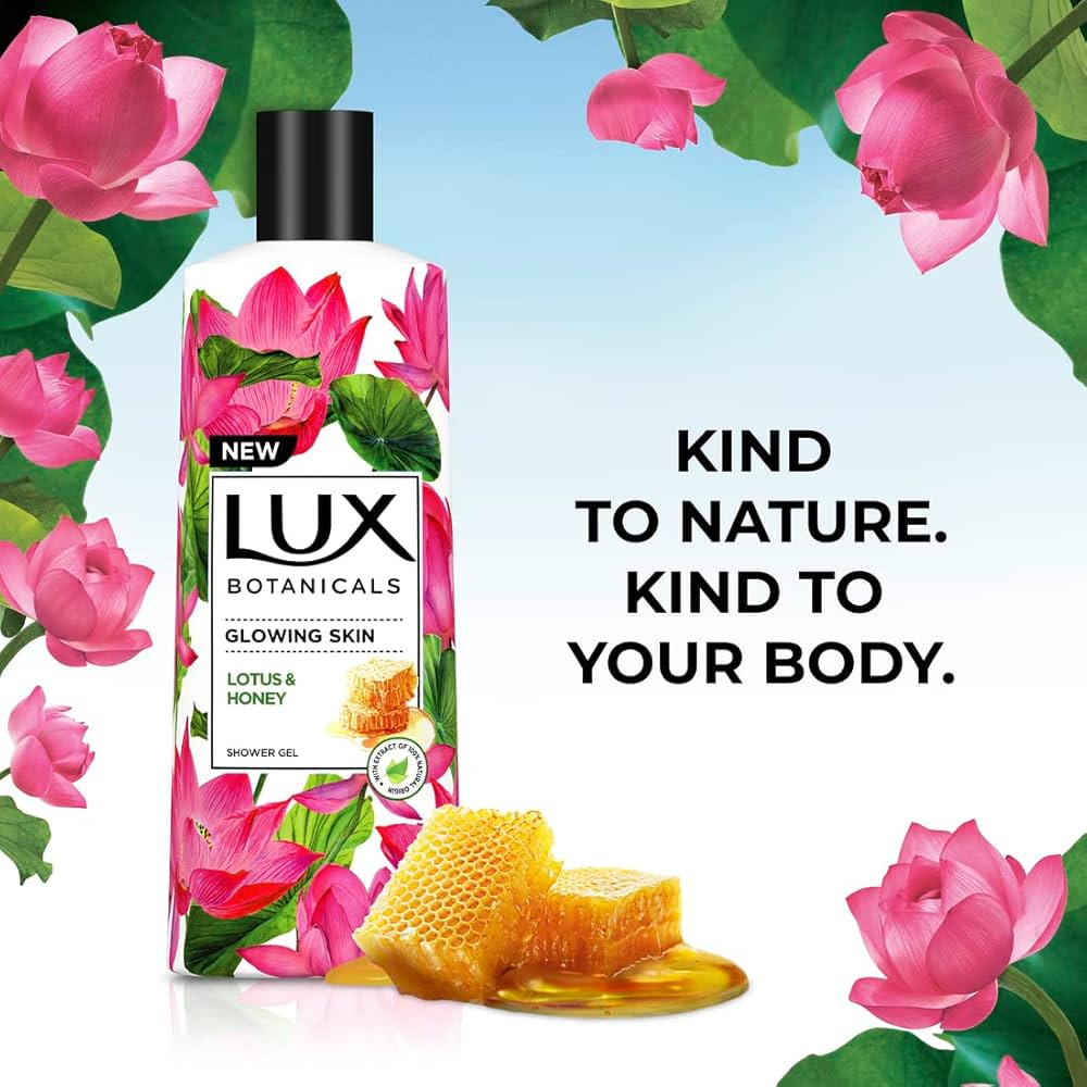 Lux Botanicals Glowing Skin Lotus and Honey Shower Gel 400ml