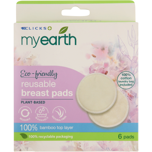 My Earth Reusable Breast Pads 6s