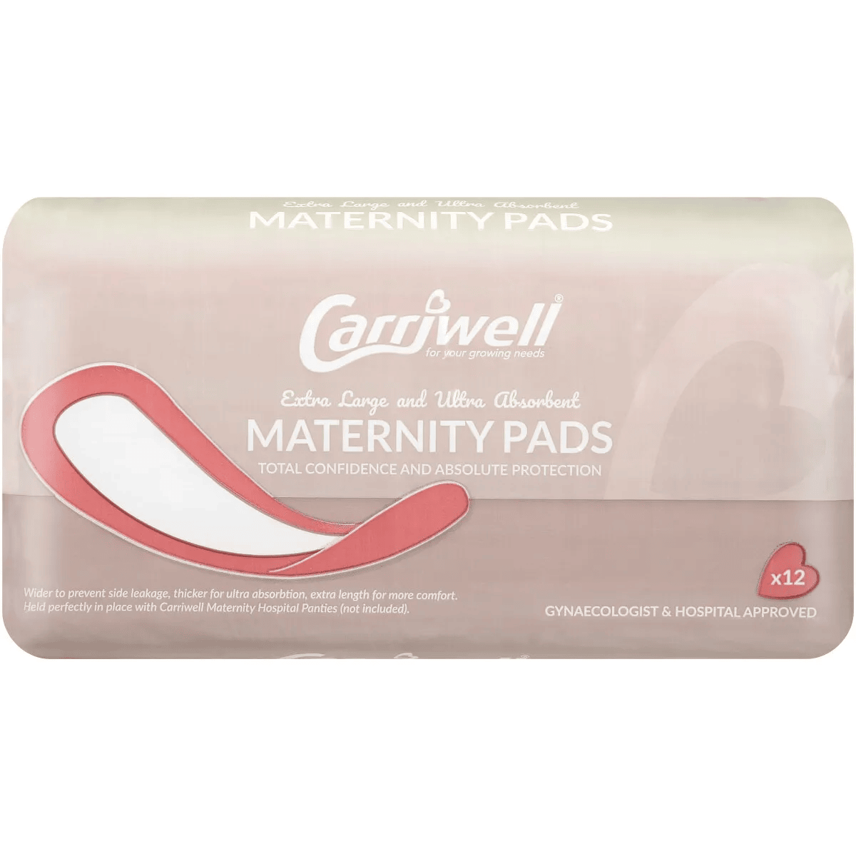 Carriwell Maternity Pads Extra Long 12 Pack