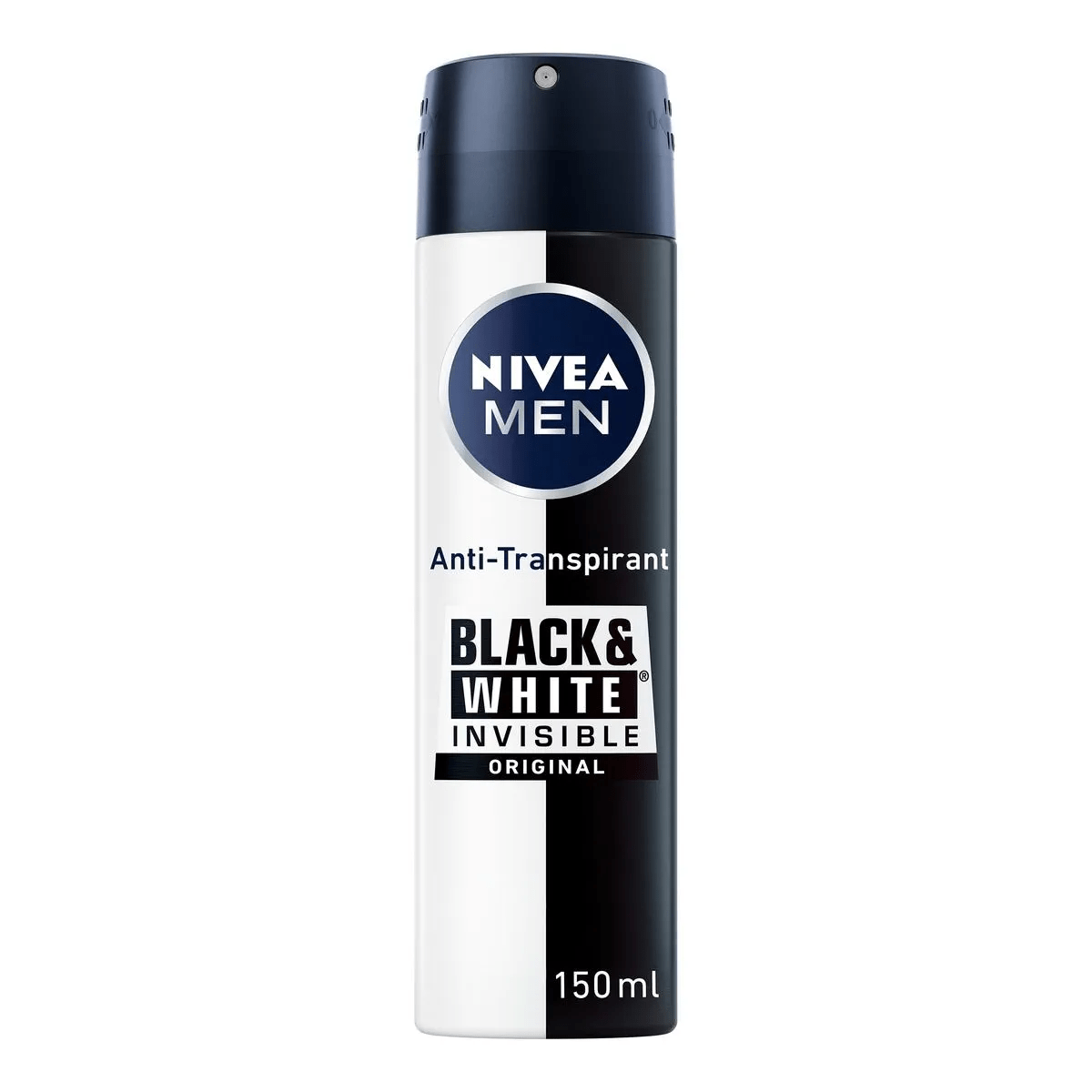 Nivea Men Black & White Invisible Original Deodorant Spray - 150ml