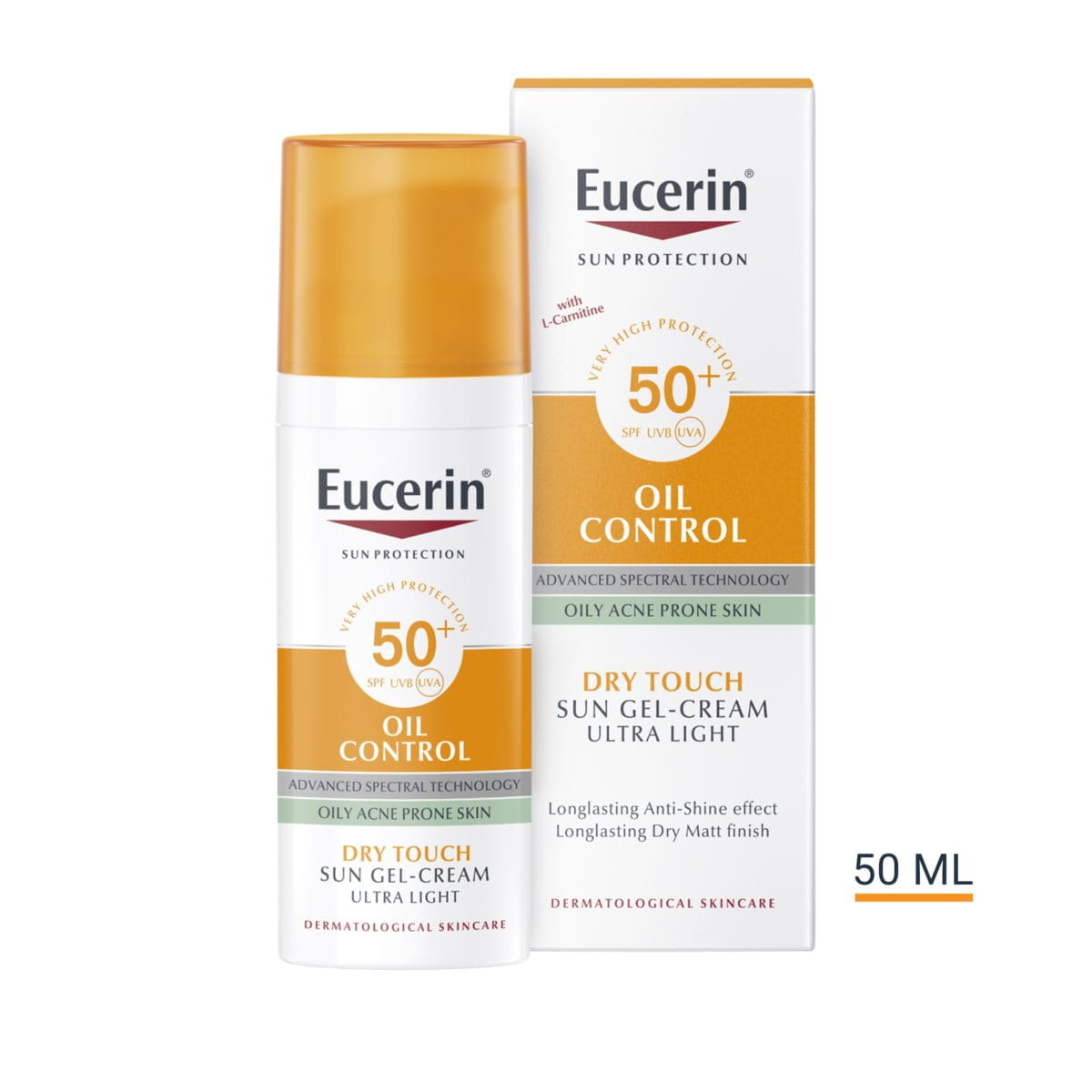 Eucerin Sun Gel-Creme Oil Control Dry Touch SPF 50 - 50ml