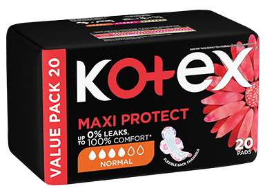 Kotex Maxi Pads - Regular