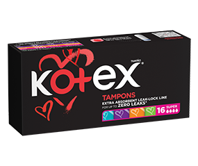 Kotex Tampons - Super