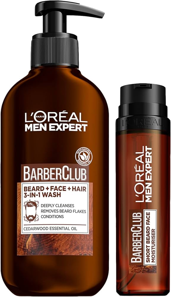 L'Oreal Paris Men Expert Barber Club Beard, Face, and Hair Grooming Kit