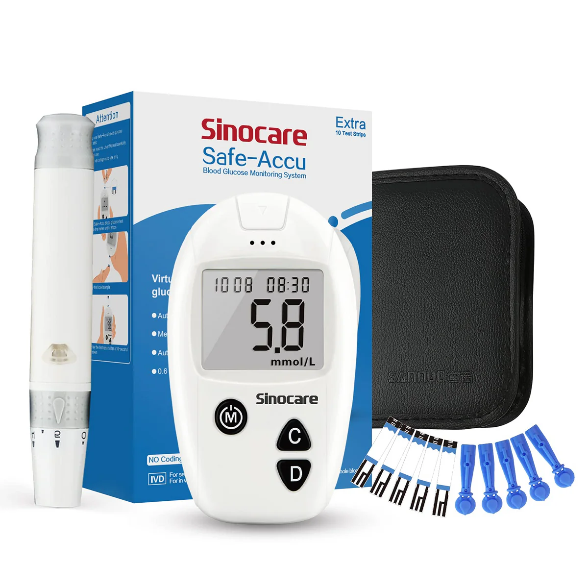 Sino care glucometer