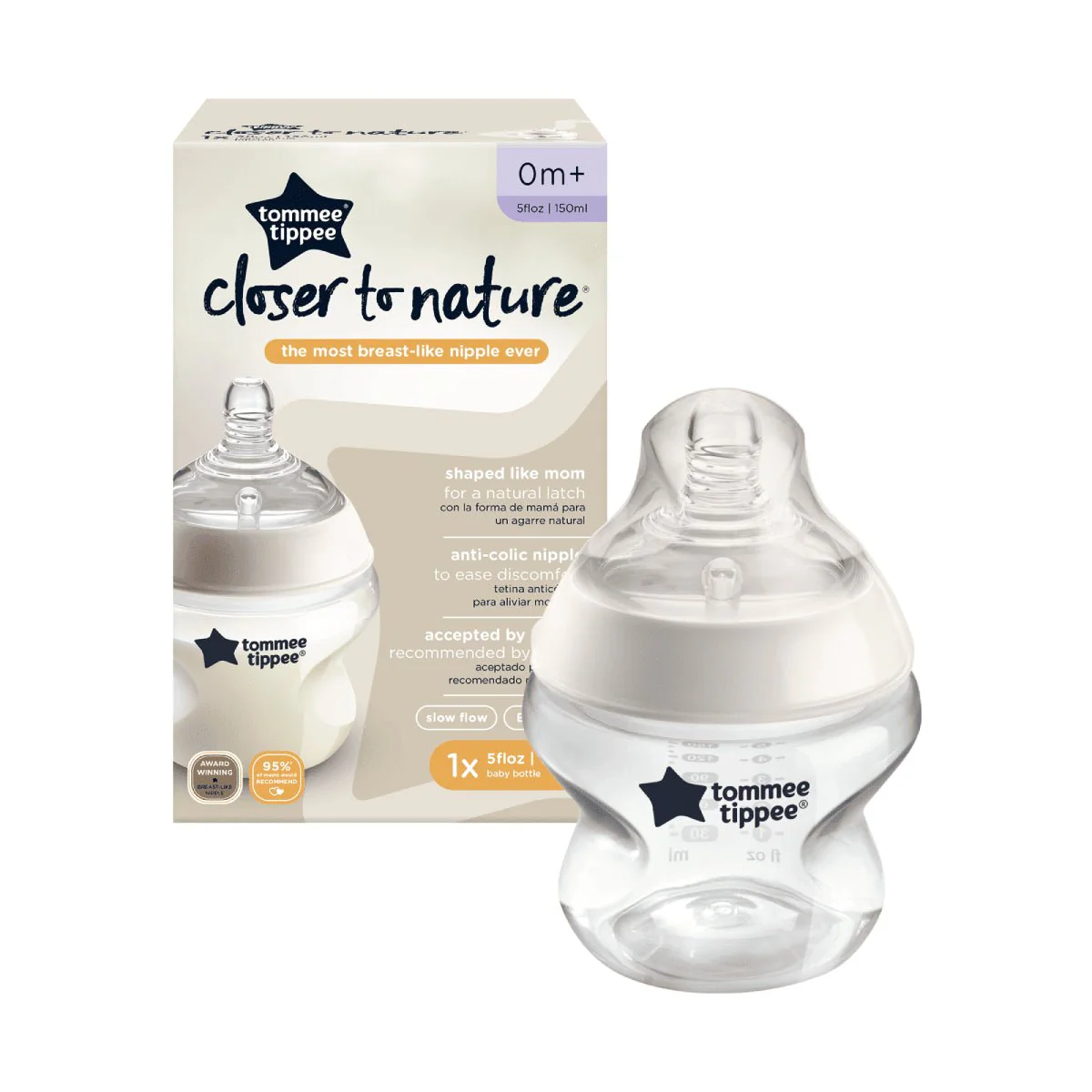 Tommee Tippee Closer to Nature Bottle 150mls