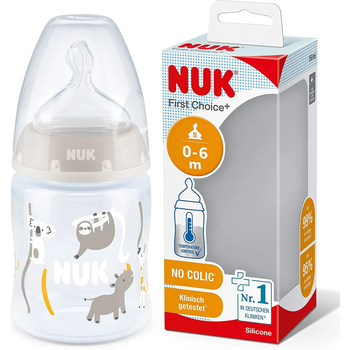 NUK Bottles 0-6m 150ml