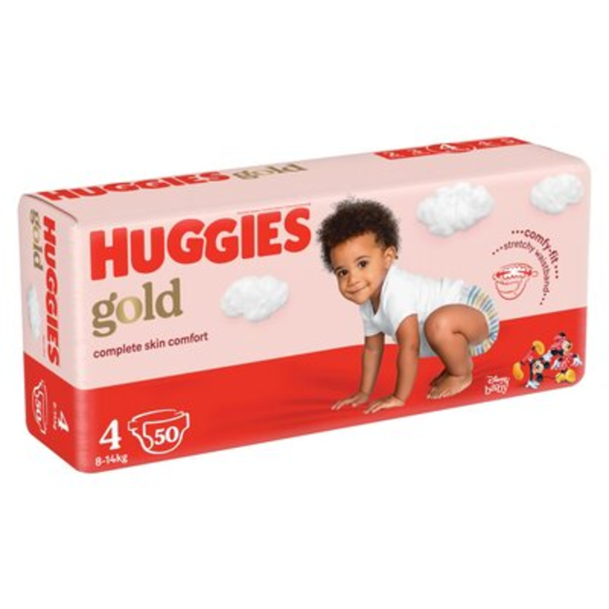 Huggies Gold Disposable Diapers Size 4 (8-14kg) 50's