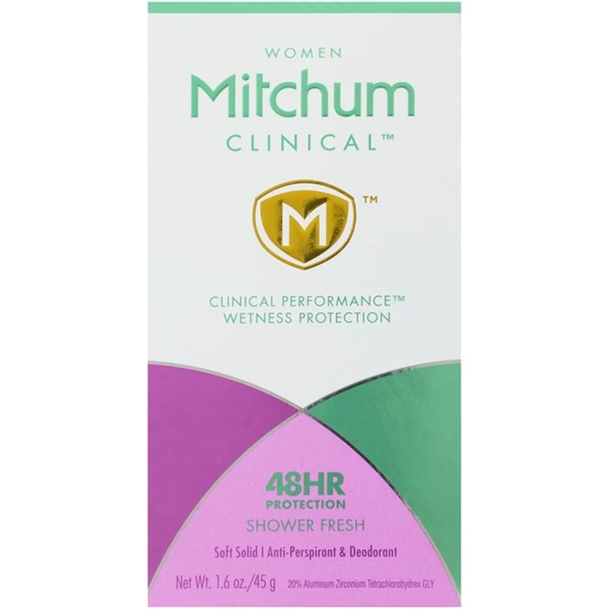 Mitchum Clinical Soft Solid Antiperspirant Deodorant - 45g