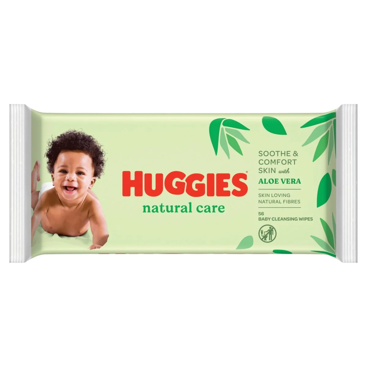 Huggies Natural Care Babypack of 56 Wipes