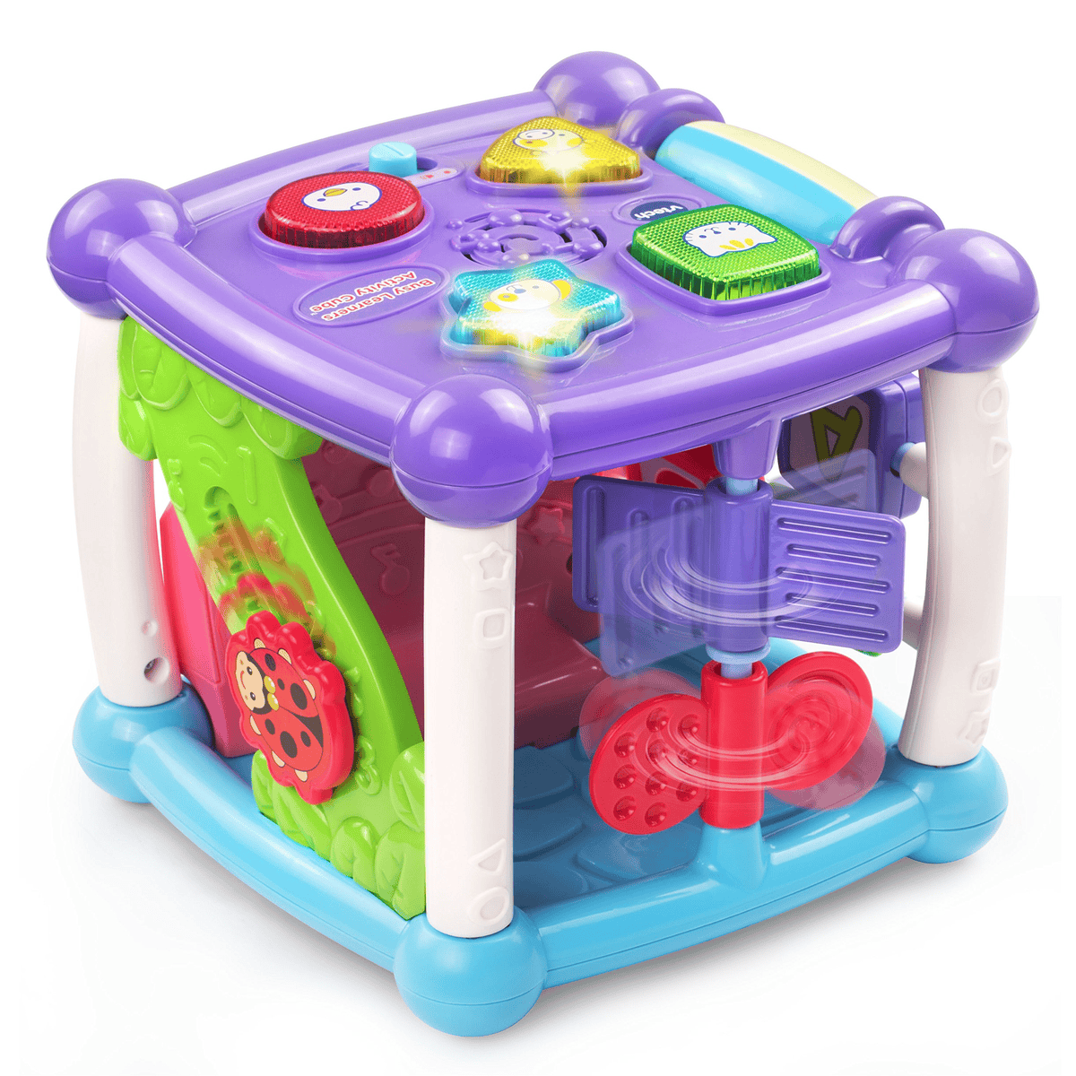 VTech Busy Learners Activity Cube - Interactive Educational Toy with Music and Lights