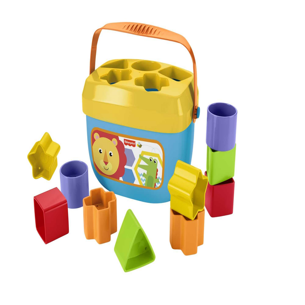 Fisher-Price Baby's First Blocks Set, Shape-Sorting Toy